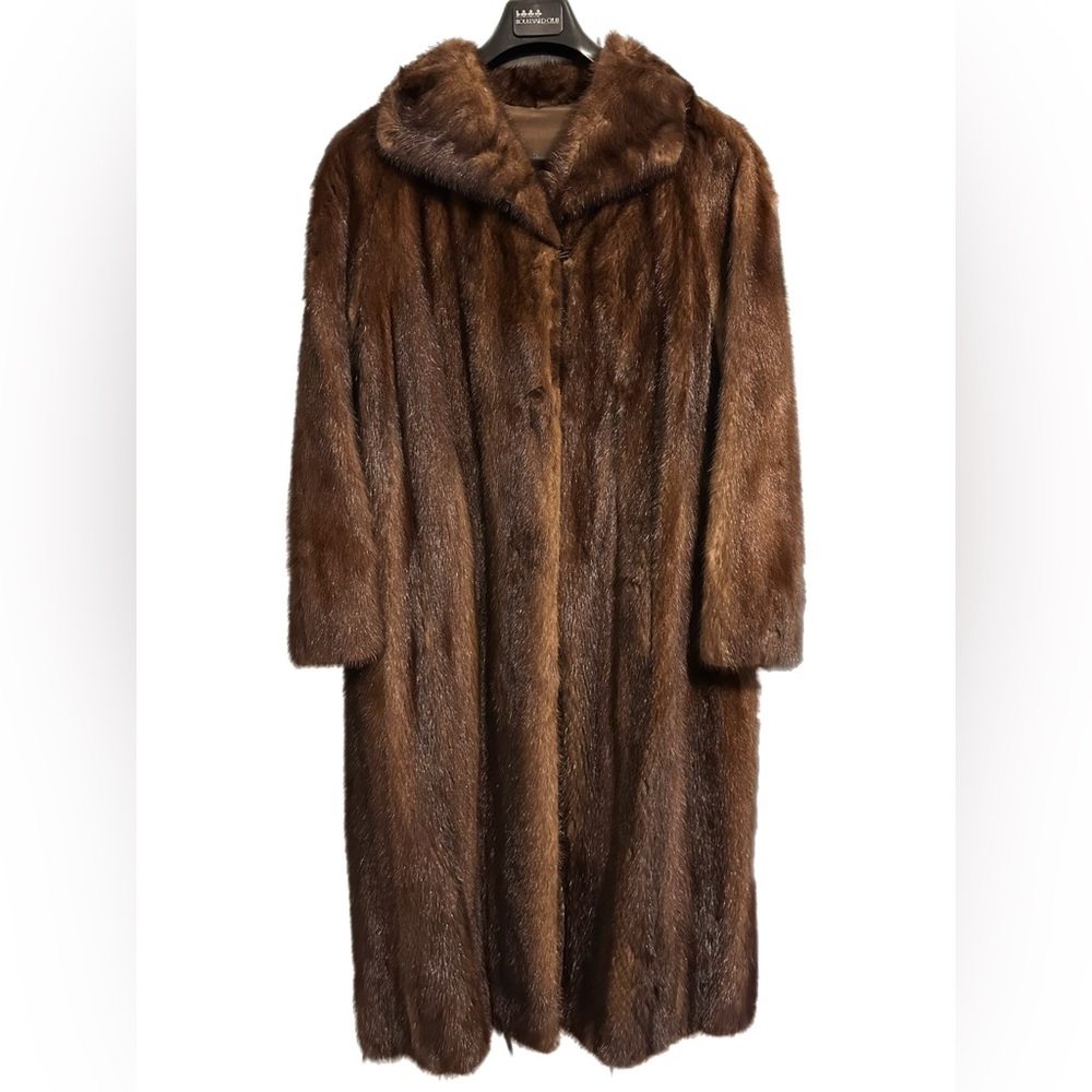 Custom Vintage 1980s Mink Fur Coat